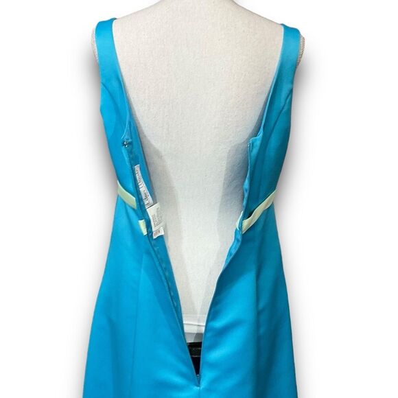 Eden Maids Bridesmaid Edition Retro Vintage Teal with a Light Mint Pale Green Bo - Picture 7 of 10